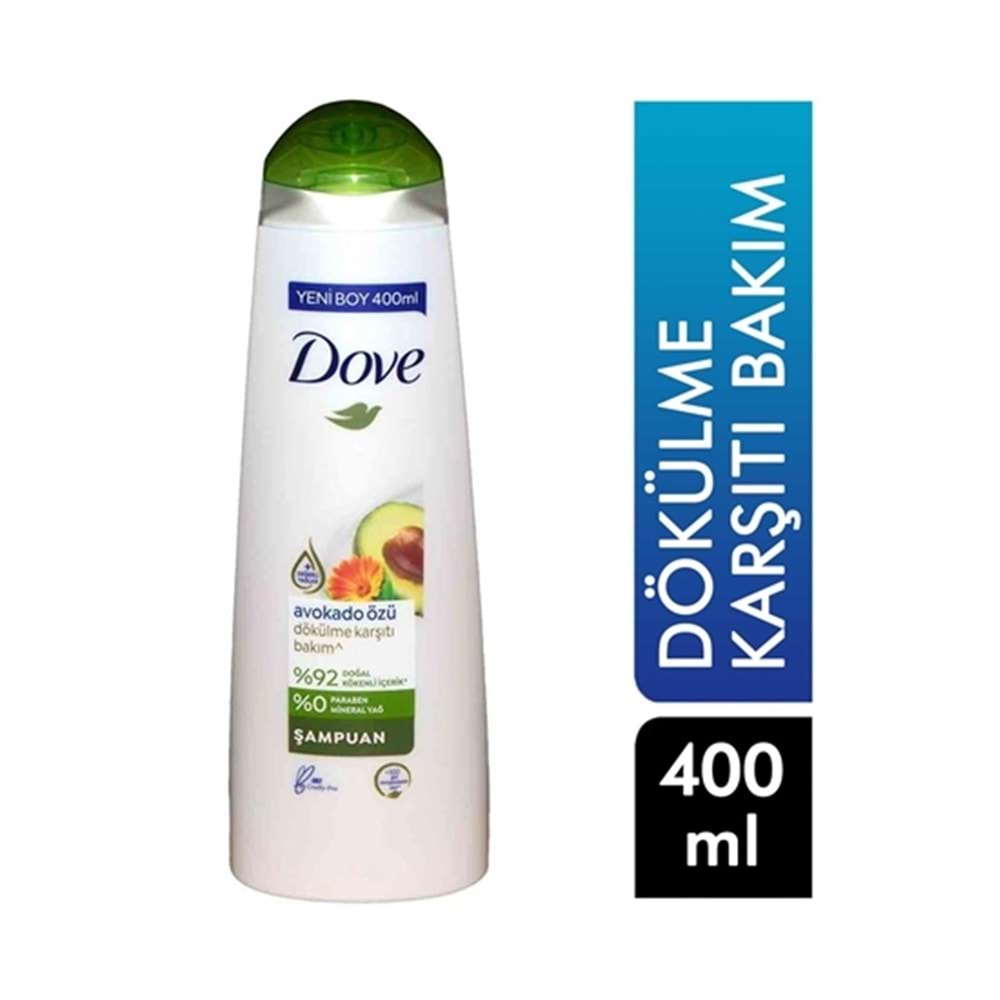 Dove Şampuan Avakado Özü Dökülme Karşıtı 400 Ml