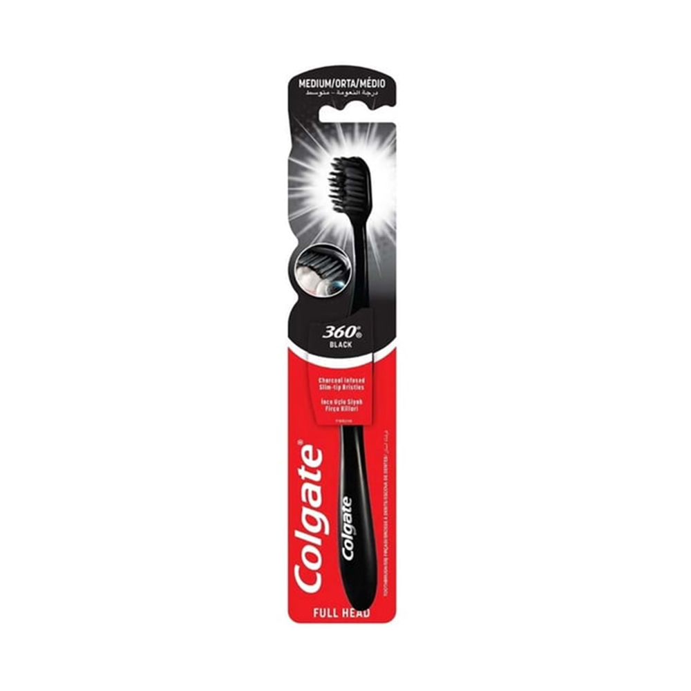 Colgate 360 Siyah Orta Diş Fırçası