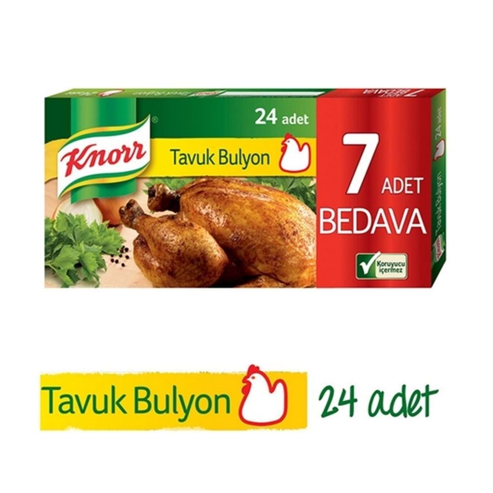 Knorr Tavuk Bulyon 24 Adet 240 Gr