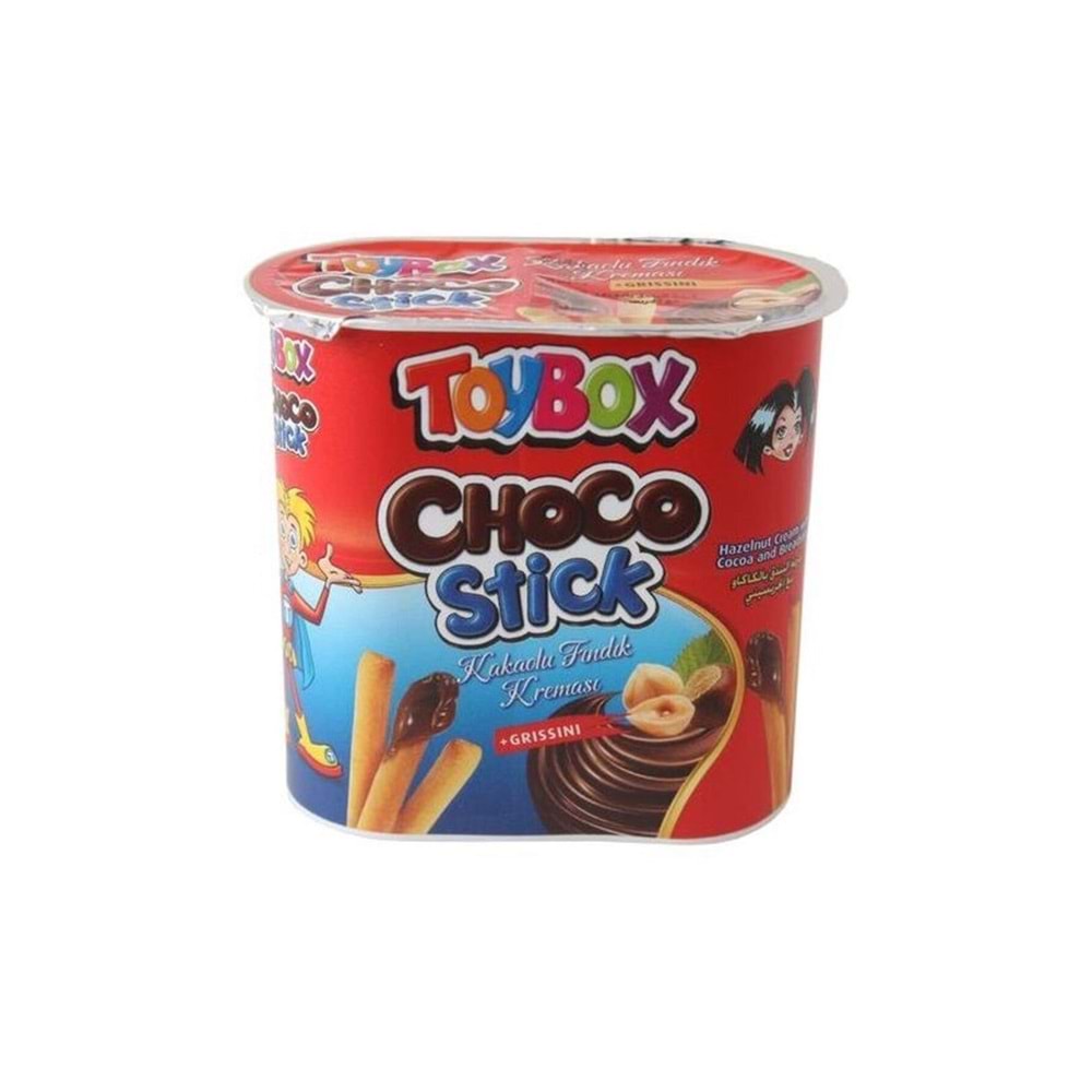 Toybox Choco Stick Kakolu Fındık Kreması Grissini 56 Gr