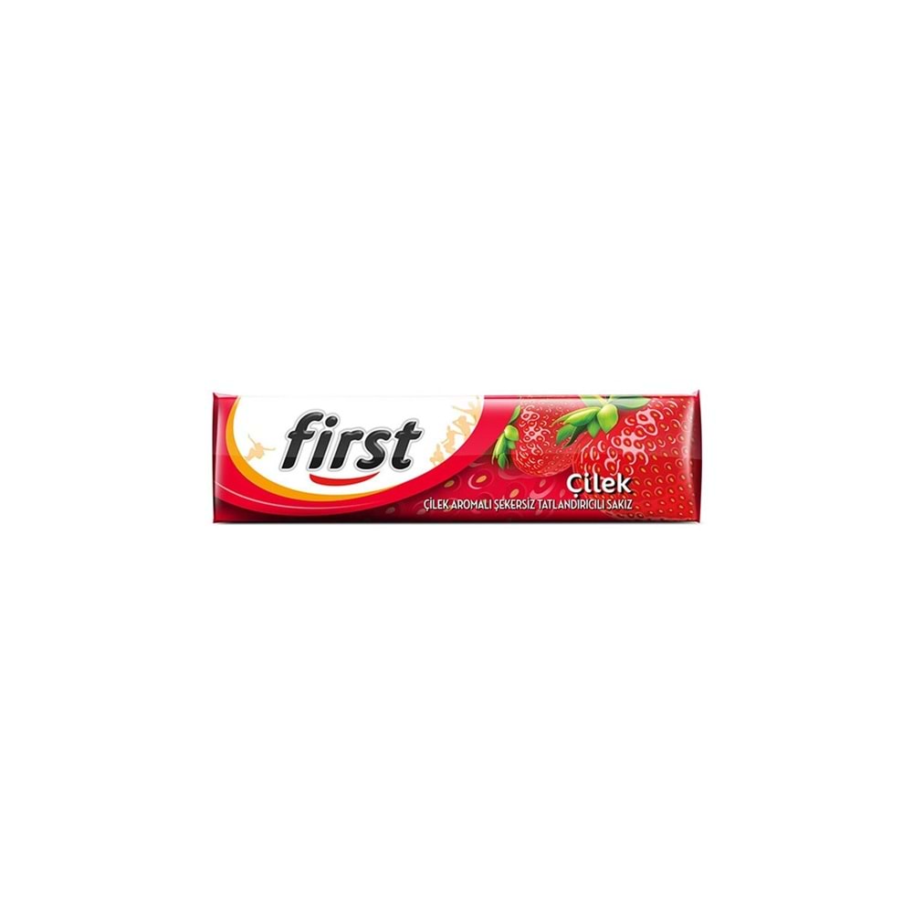 First Çilek Aromalı Sakız 13.5 Gr