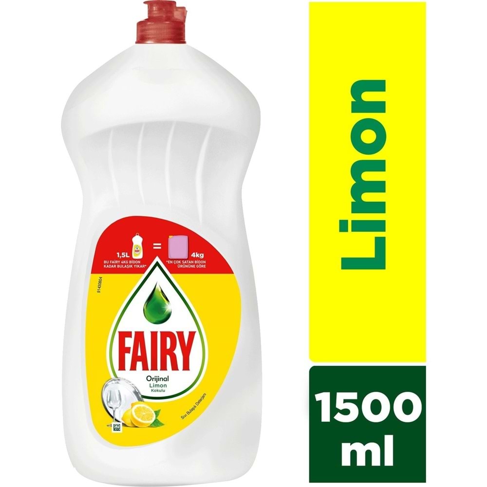 Fairy Bulaşık Deterjanı 1.5 Tl Limon