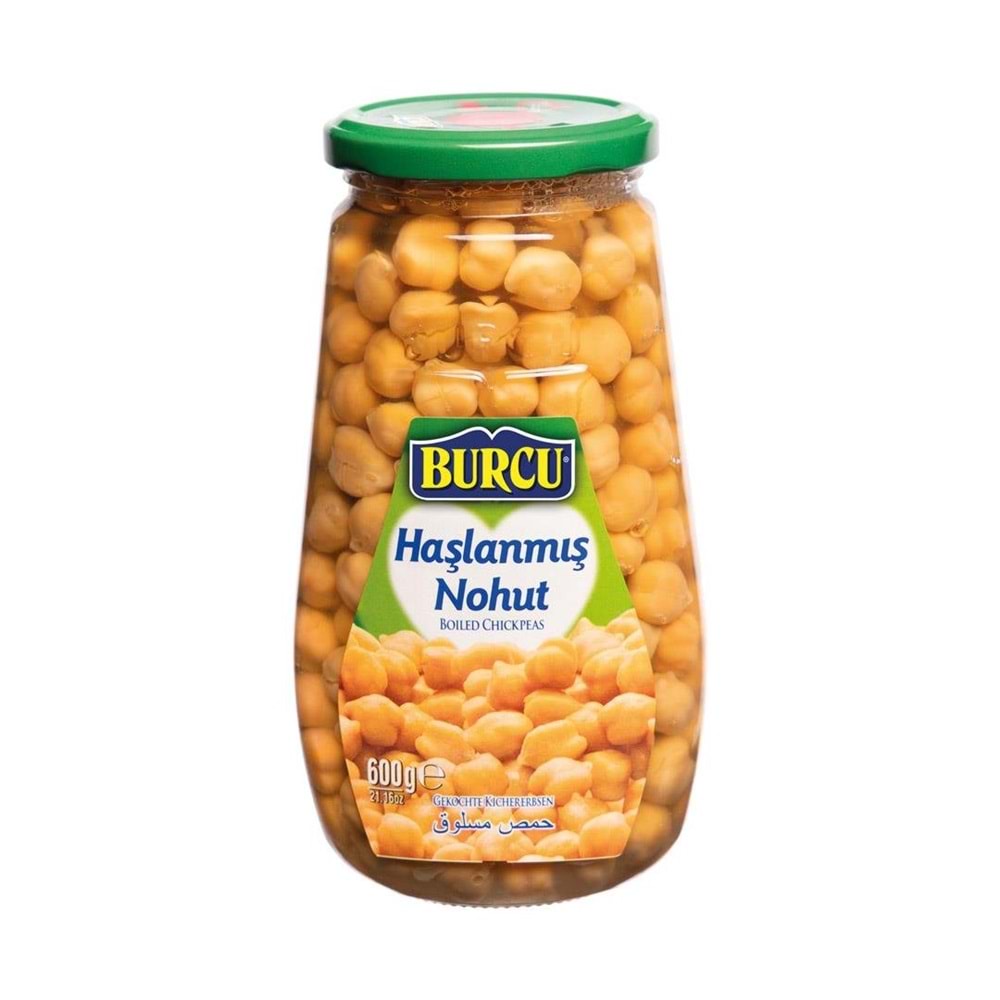 Burcu Nohut Haşlama 600 Gr Cam