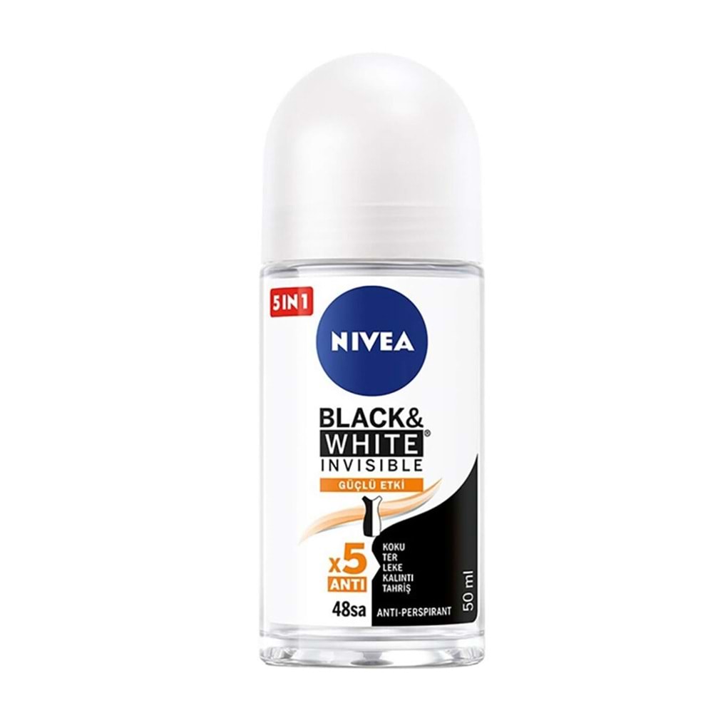 Nivea Erkek Roll On Invısıble Black White 50 Ml