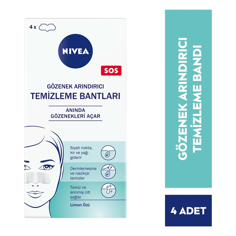 Nivea Siyah Nokta & T-Bölgesi Temizleyici Bantlar