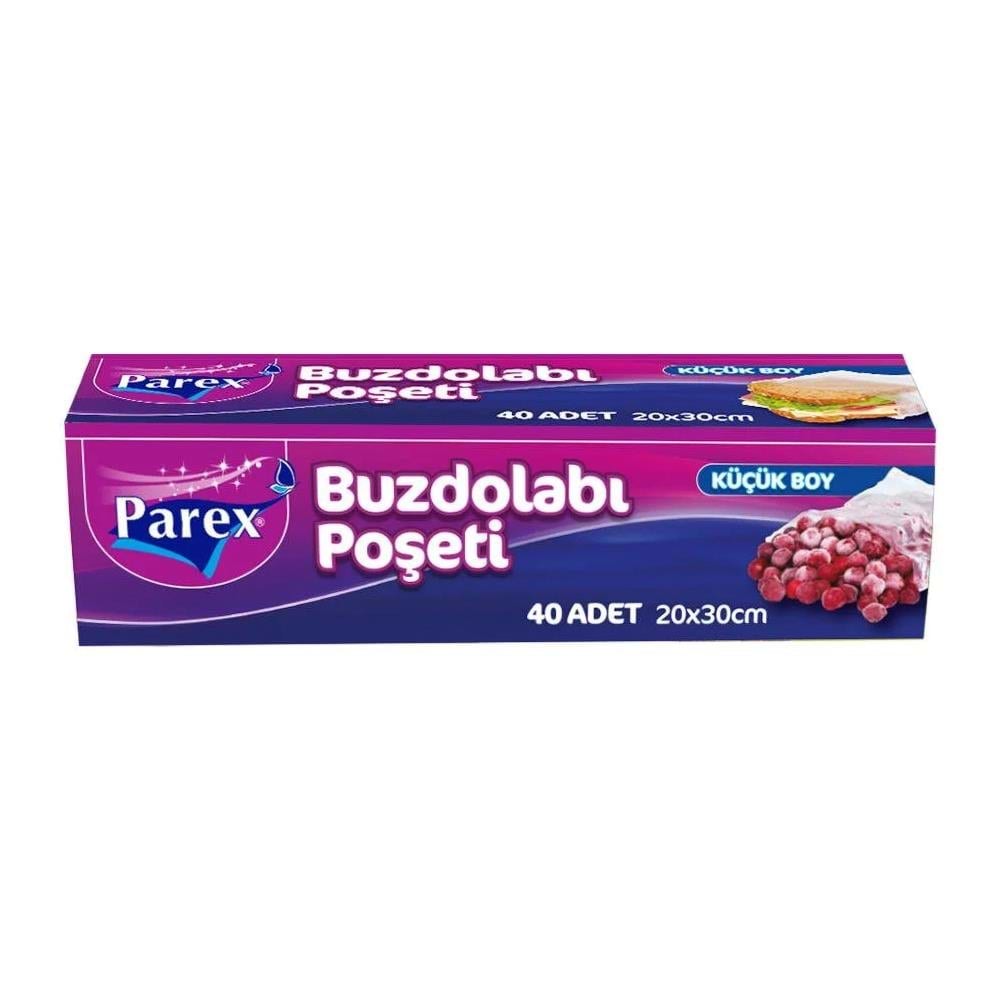 Parex Buzdolabı Poşeti Küçük Boy 20X30 Cm 40 Lı