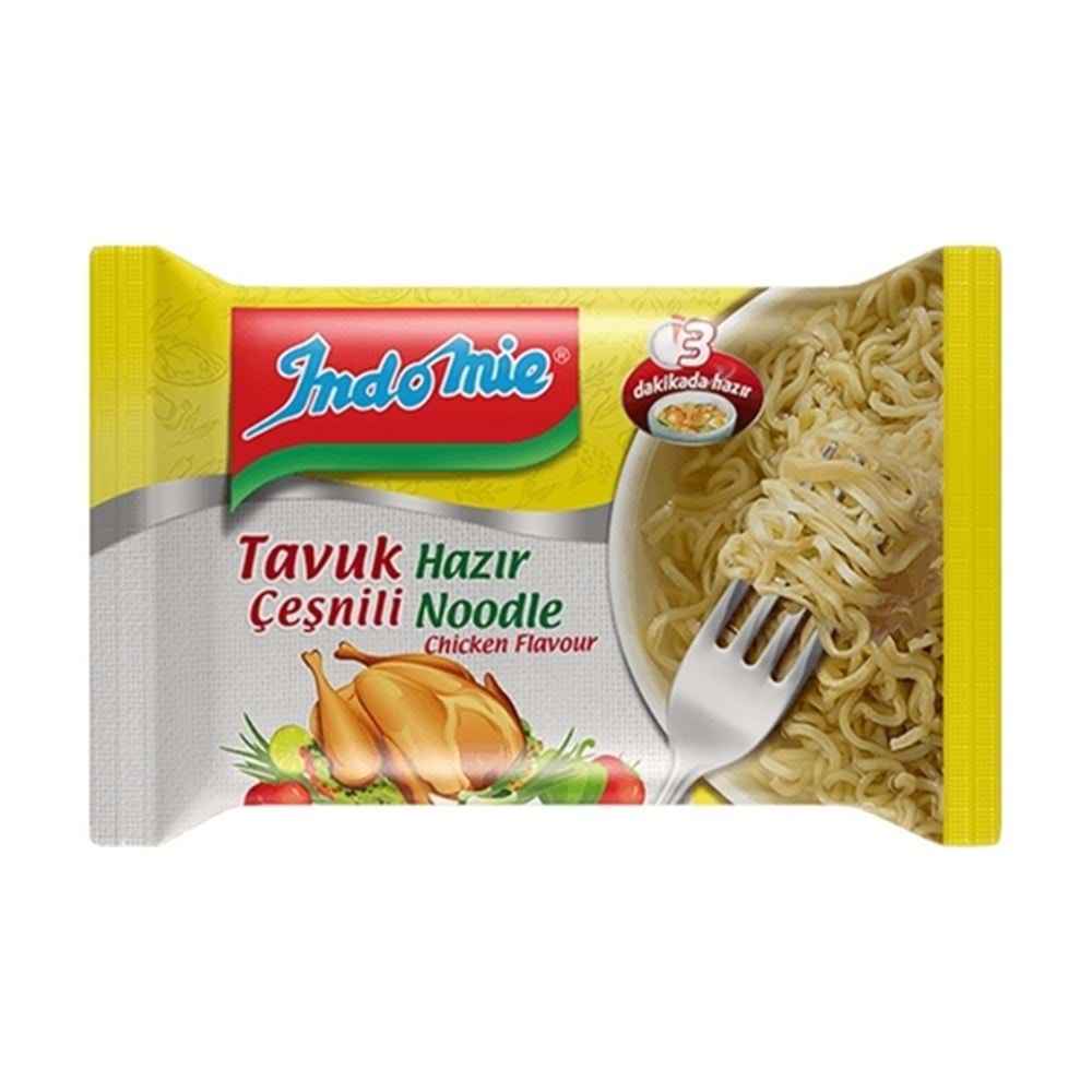 İndomie Paket Köri Ve Tavuk Noodle 75 Gr