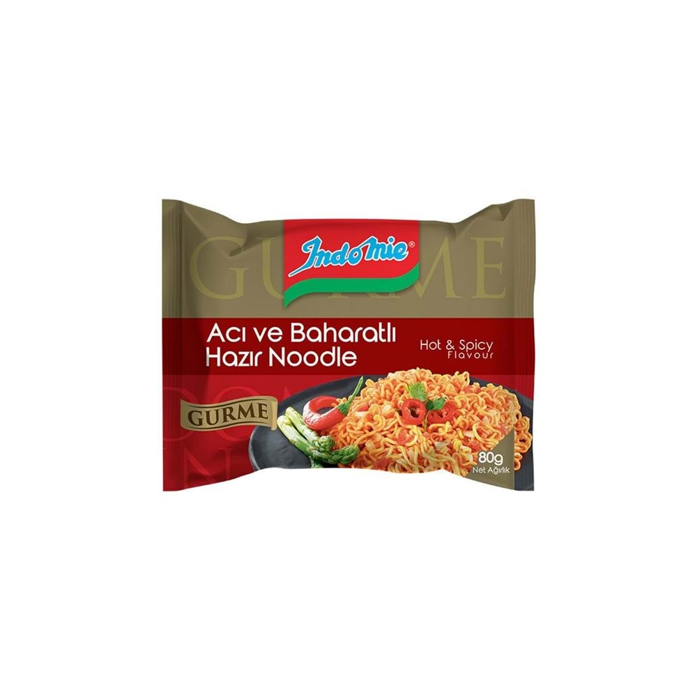 İndomie Gurme Acı Ve Baharatlı Noodle 80 Gr