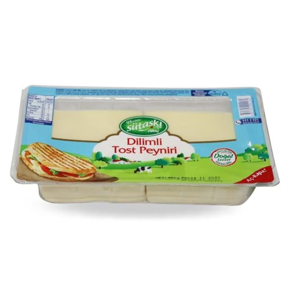 Sütaş Dilimli Tost Peyniri 350 Gr