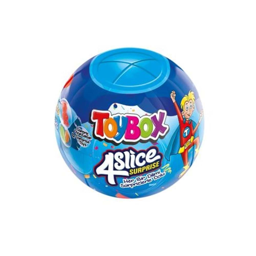 Toybox 4 Dilim Sürpriz Yumurta Erkek Çocuklara Özel 10 Gr