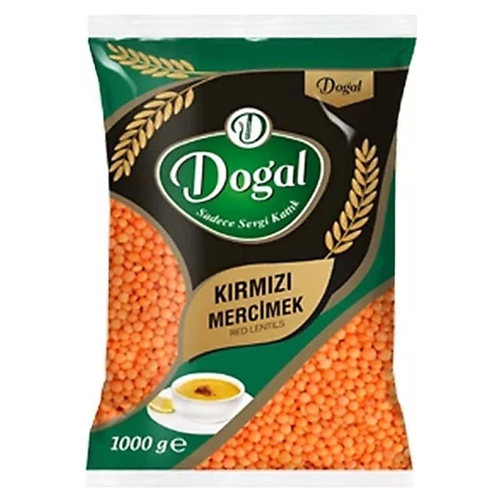 Doğal Yerli Kırmızı Mercimek 1 Kg