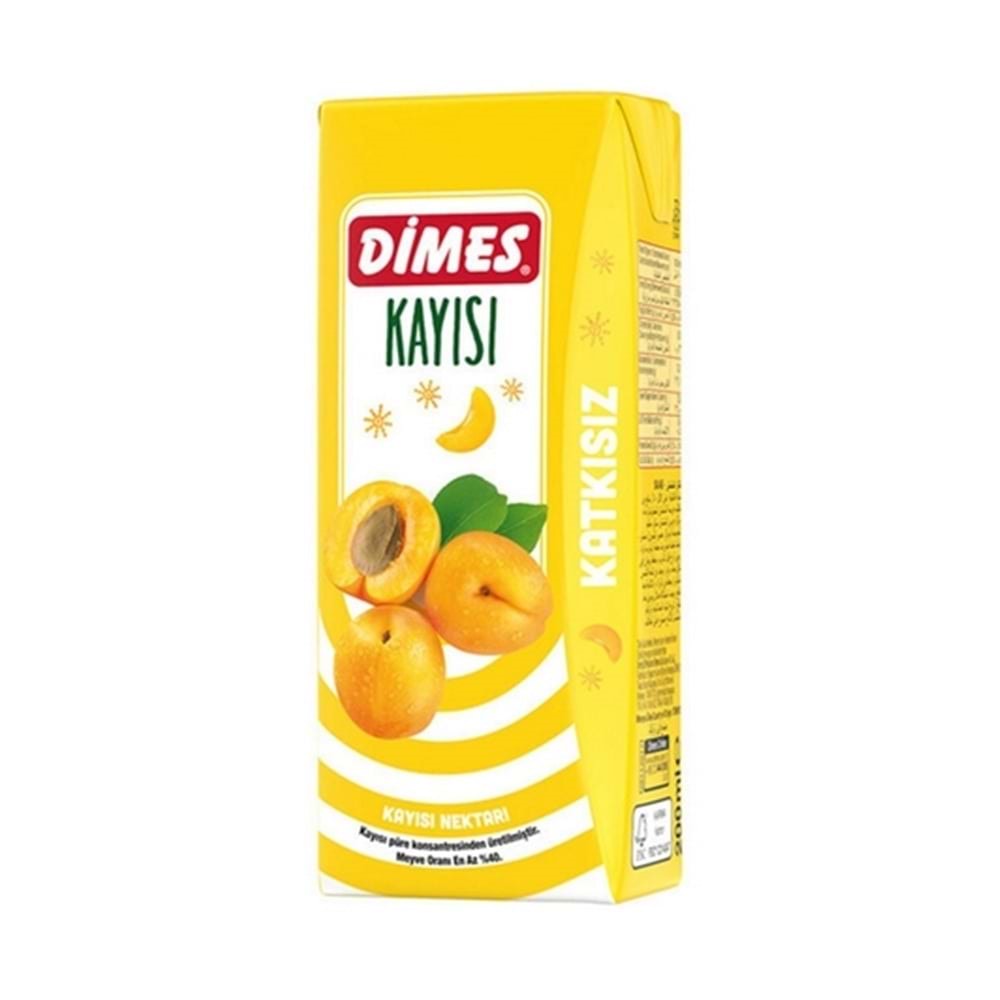 Dimes Kayısı Meyve Suyu 200 Ml