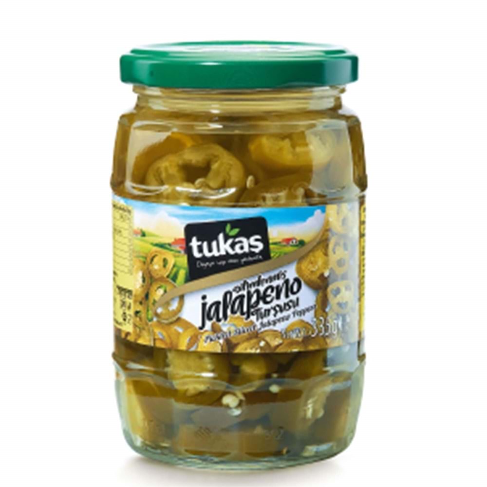 Tukaş Jalapeno Turşusu 355 Gr Cam