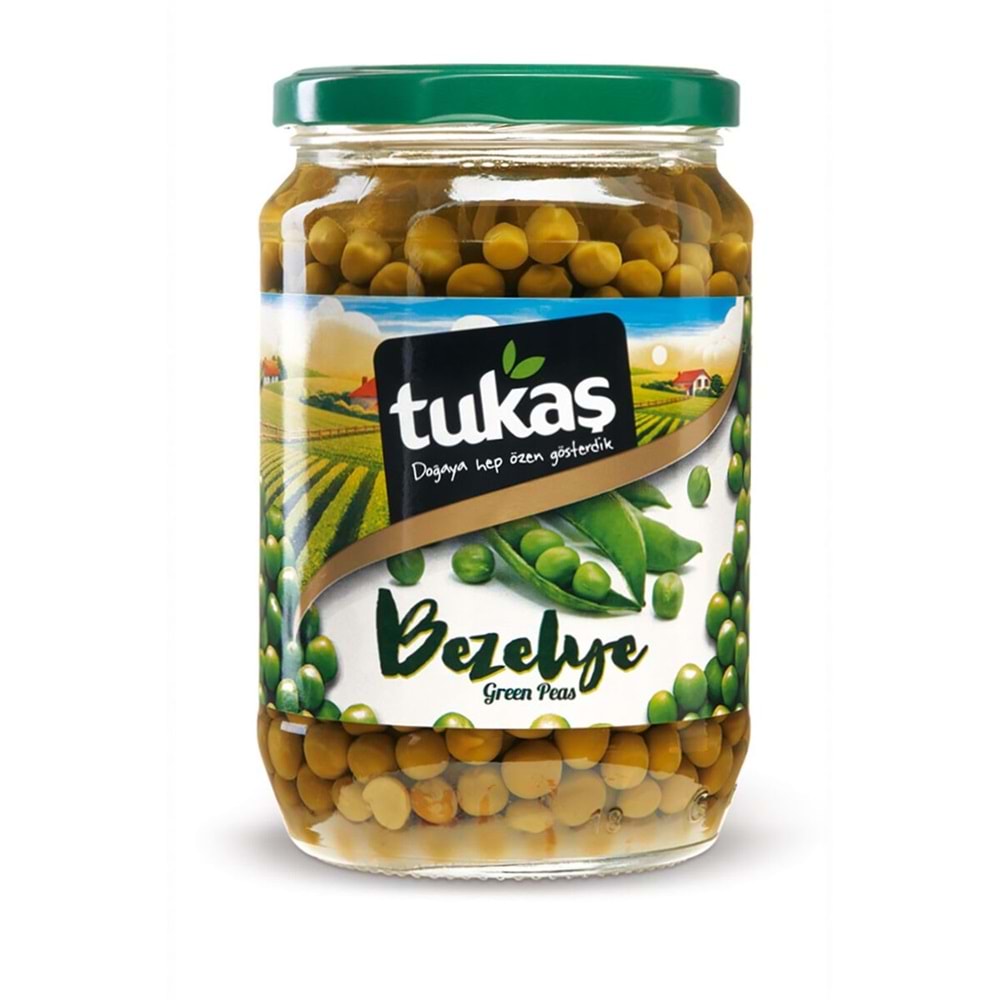 Tukaş Bezelye 680 Gr Cam