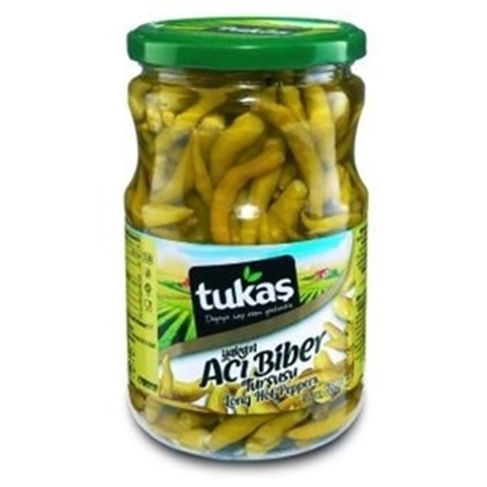 Tukaş Yakan Biber Turşusu 680 Gr Cam