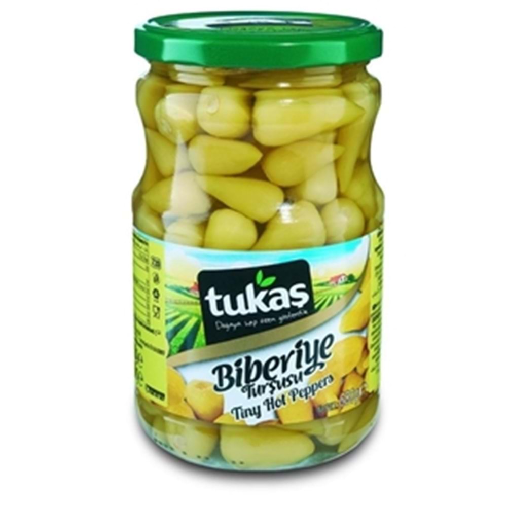 Tukaş Biberiye Turşusu 680 Gr Cam