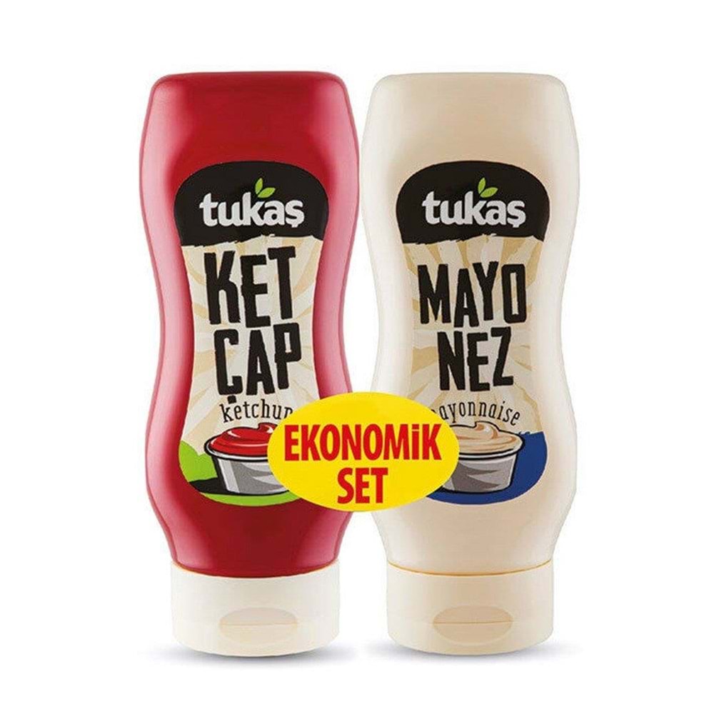 Tukaş 650 Gr Ketçap + 550 Gr Mayonez Ekonomik Set