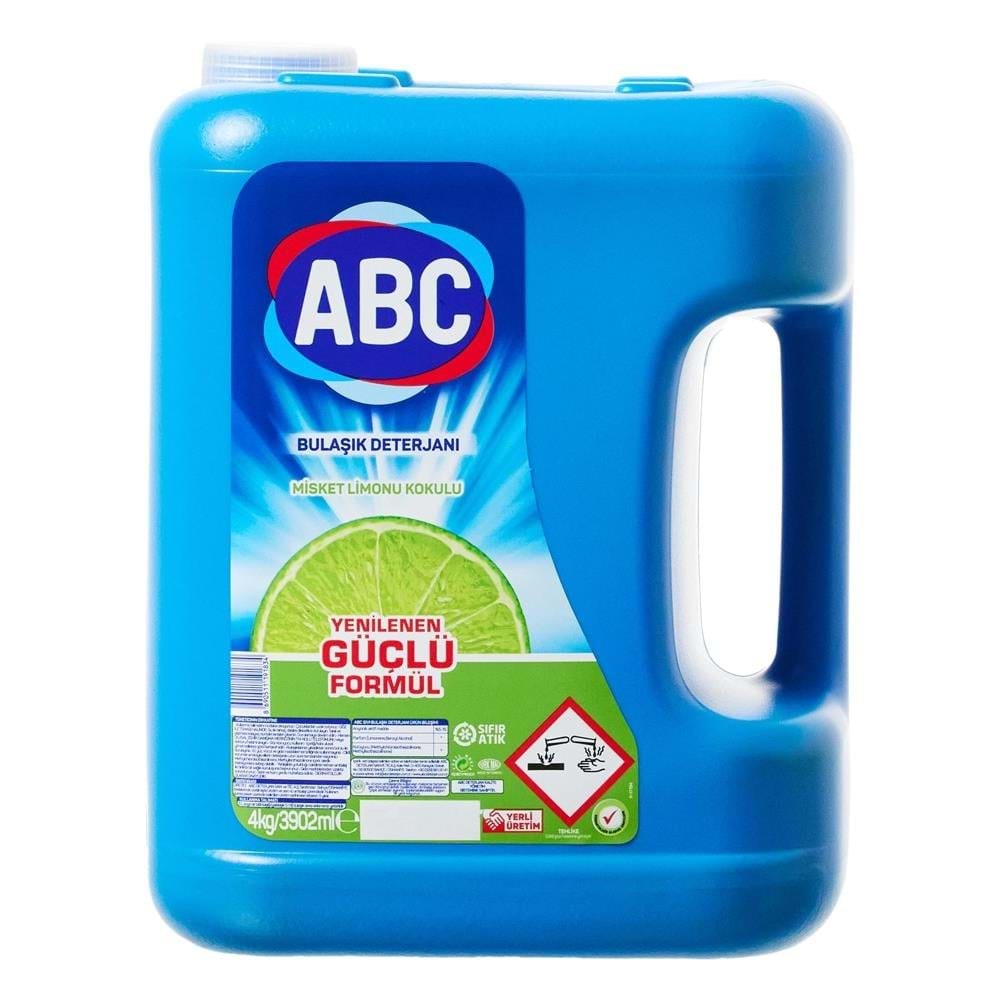 Abc Bulaşık Deterjanı 4Kg Misket Limonu