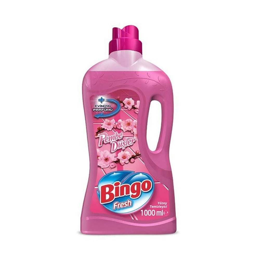 Bingo Fresh Yüzey Temizleyici Pembe Düşler 1 Lt