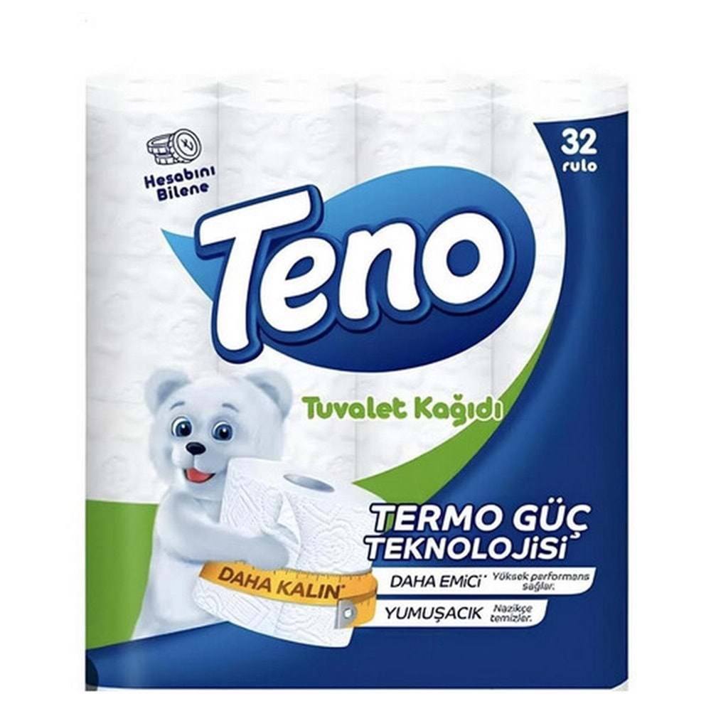 Teno Yeni Seri Tuvalet Kağıdı 32 Li