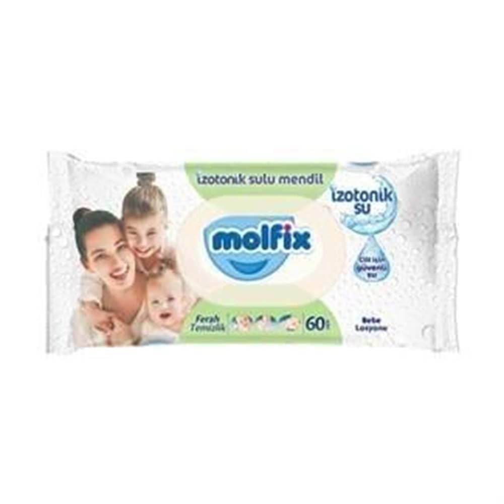 Molfix Islak Mendil İzotonik Ferah Temizlik 60 Lı