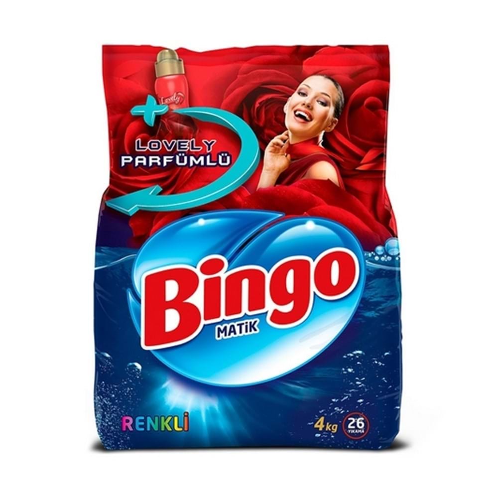 Bingo Matik Renkliler Lovely Parfümlü 4 Kg