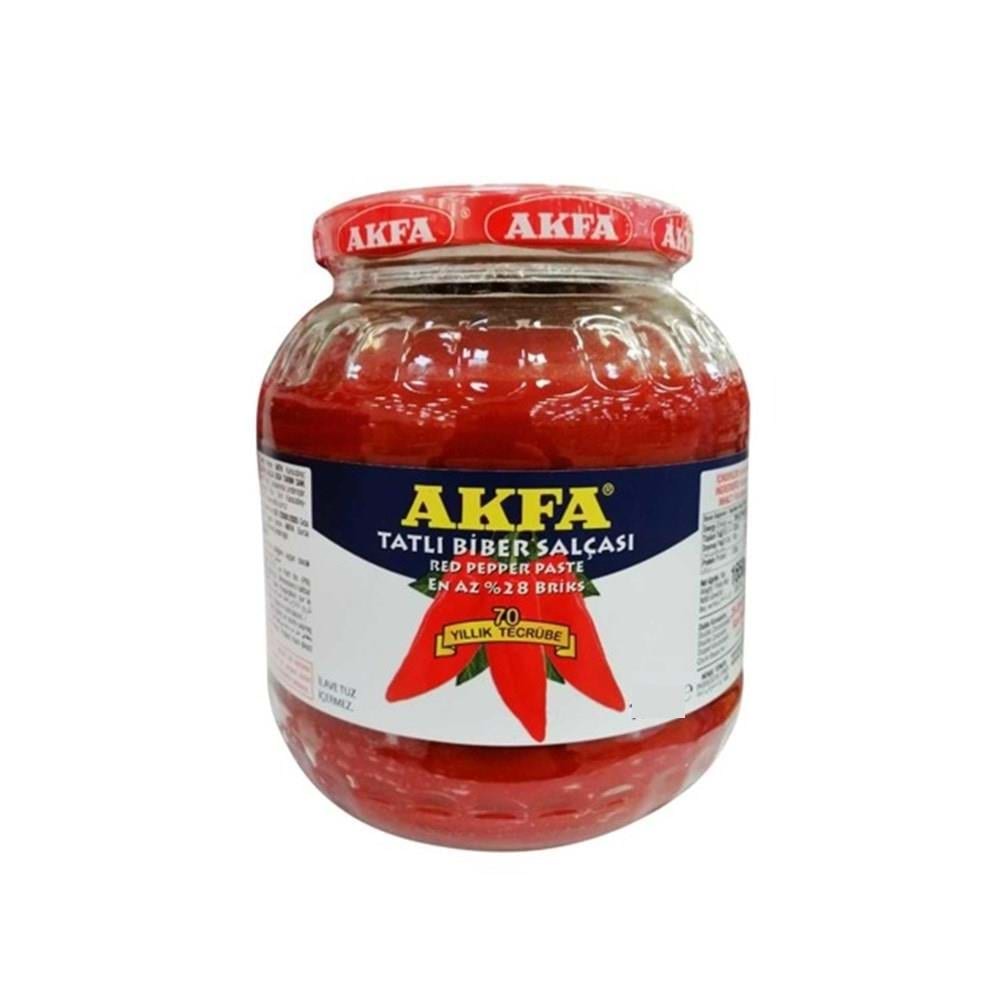 Akfa Biber Salçası Acı 1650 Gr Cam
