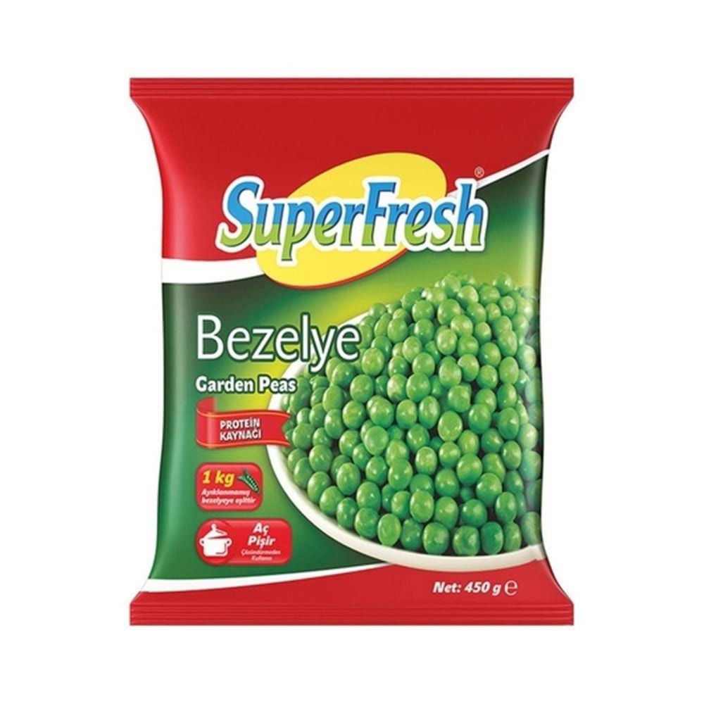 Süperfresh Bezelye 450 Gr