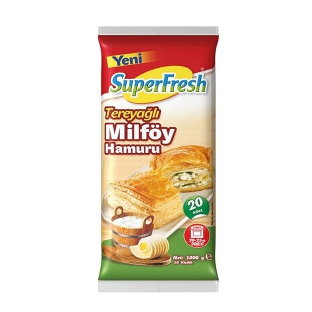 Süperfresh Milföy Tereyağlı 1 Kg