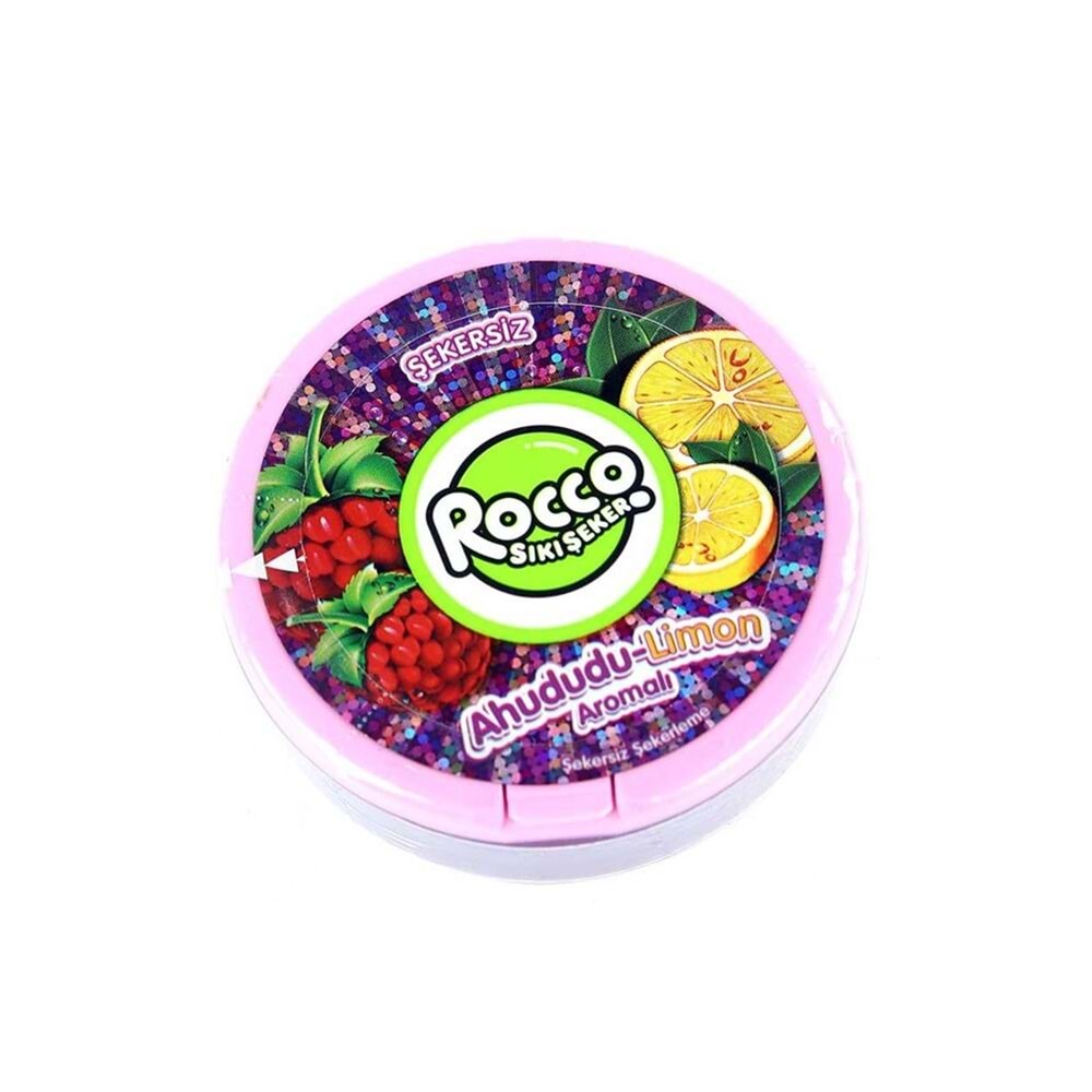 Rocco Sıkı Şeker Limon-Ahududu Aromalı 12 Gr