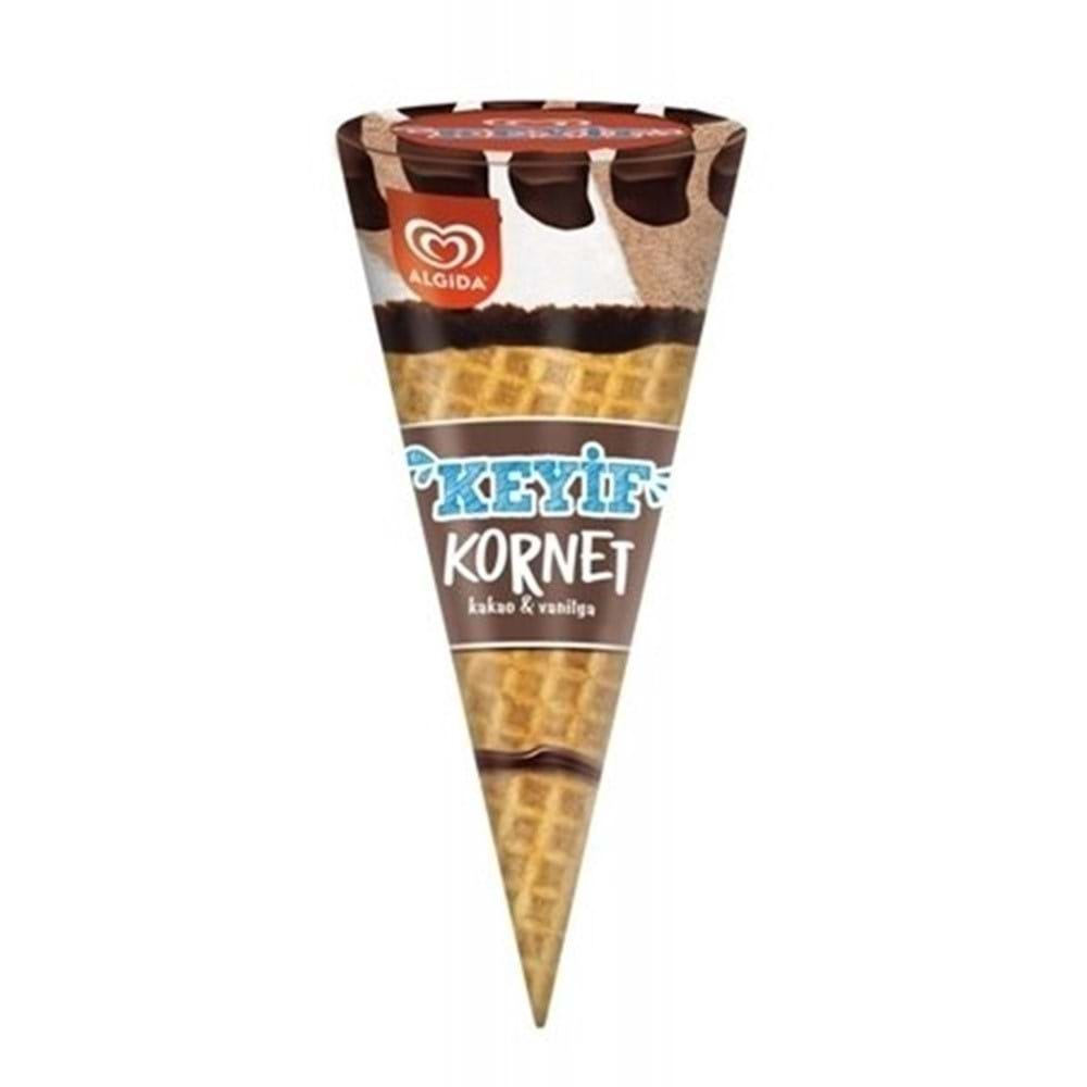 Algida Keyif Kornet Kakao & Vanilya 110 Ml