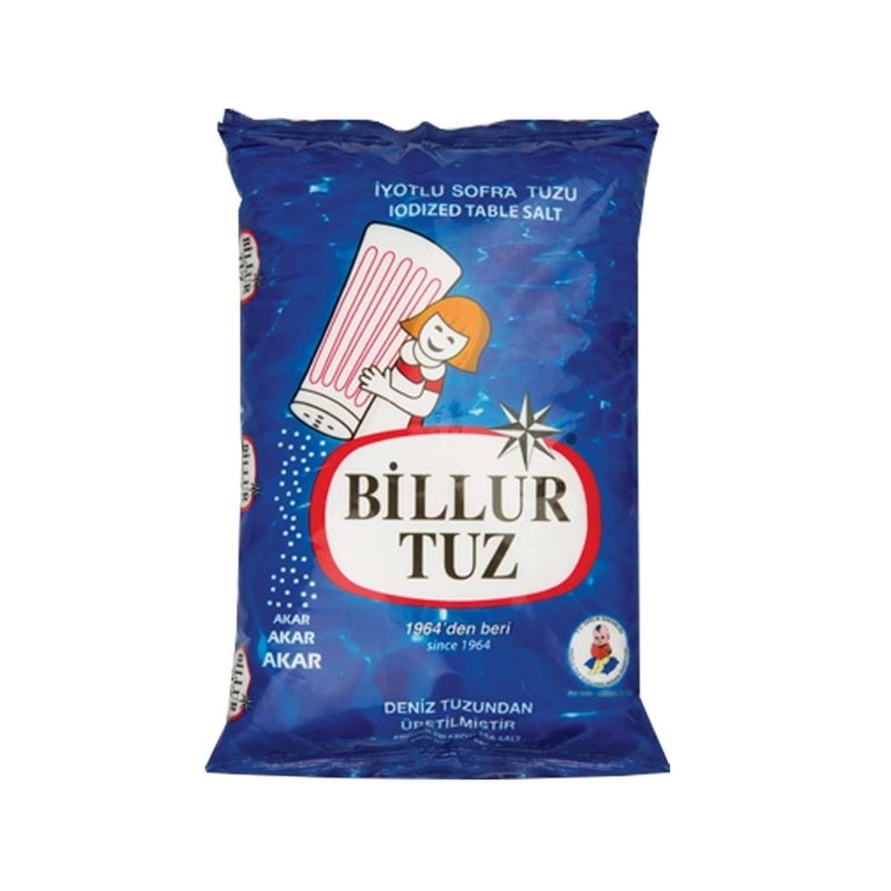 Billur Tuz İyotlu 750 Gr