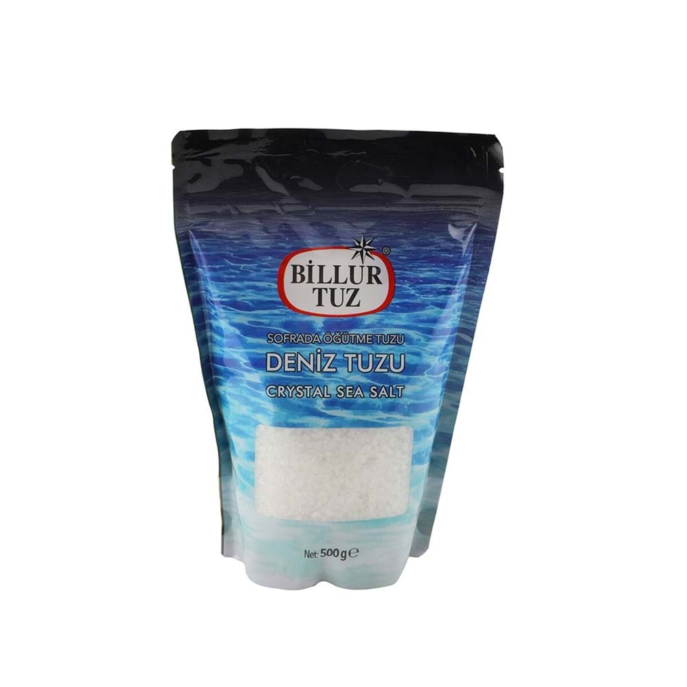 Billur Tuz Deniz Tuzu 500 Gr Kilitli Paket