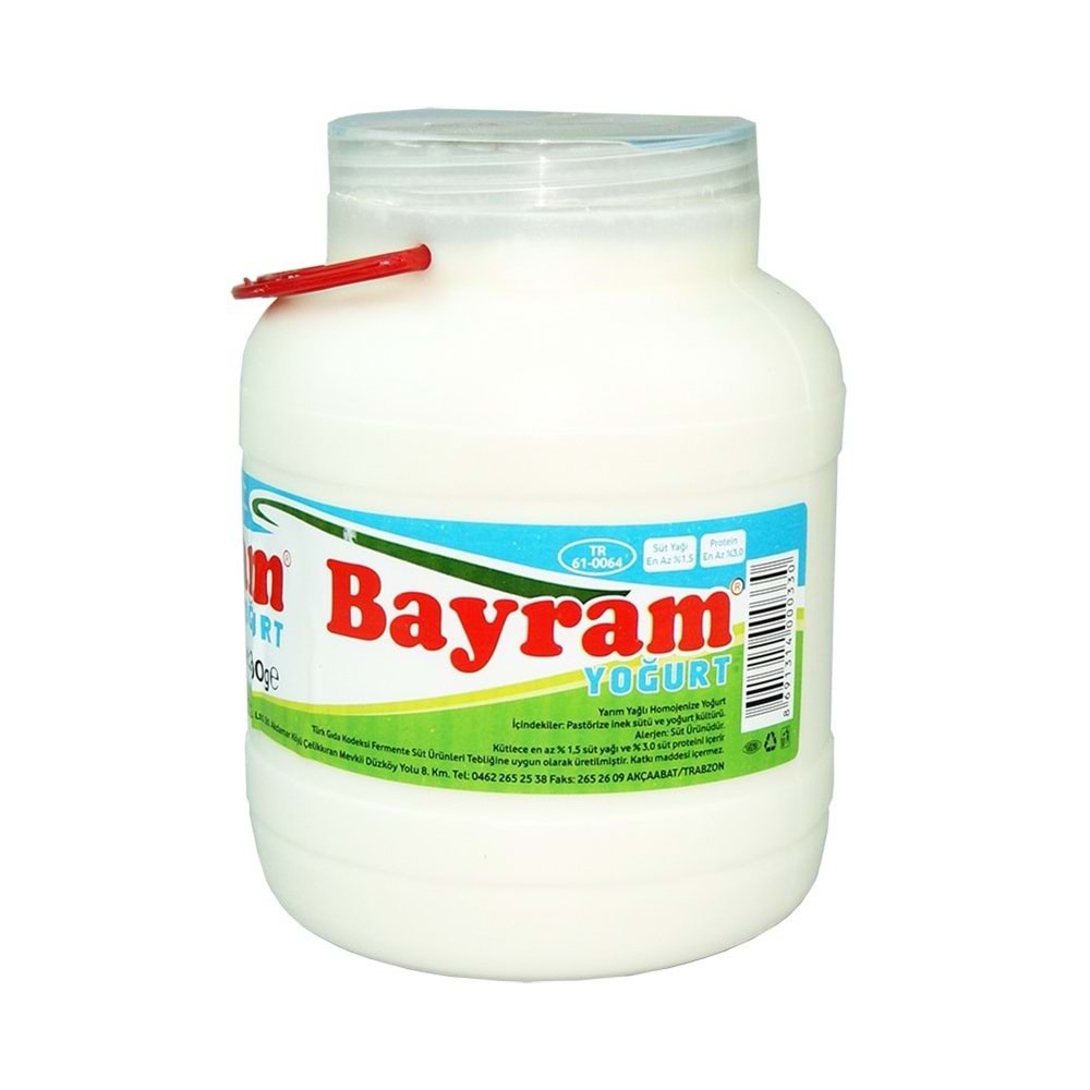 Bayram Bidon Yoğurt 2500 Gr Bidon