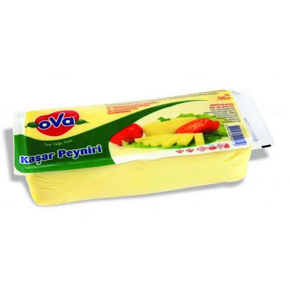 Ova Kaşar Peyniri 700 Gr