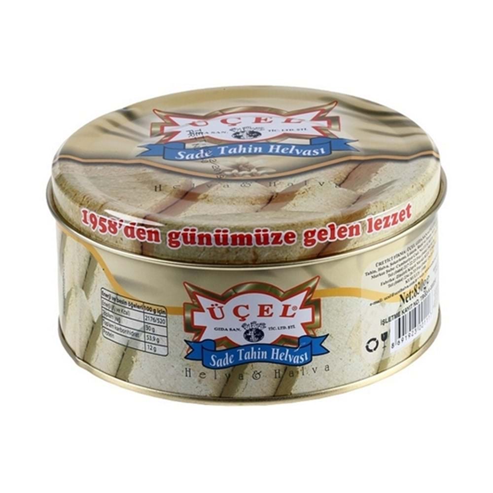 Üçel Helva Sade Tnk 830 Gr