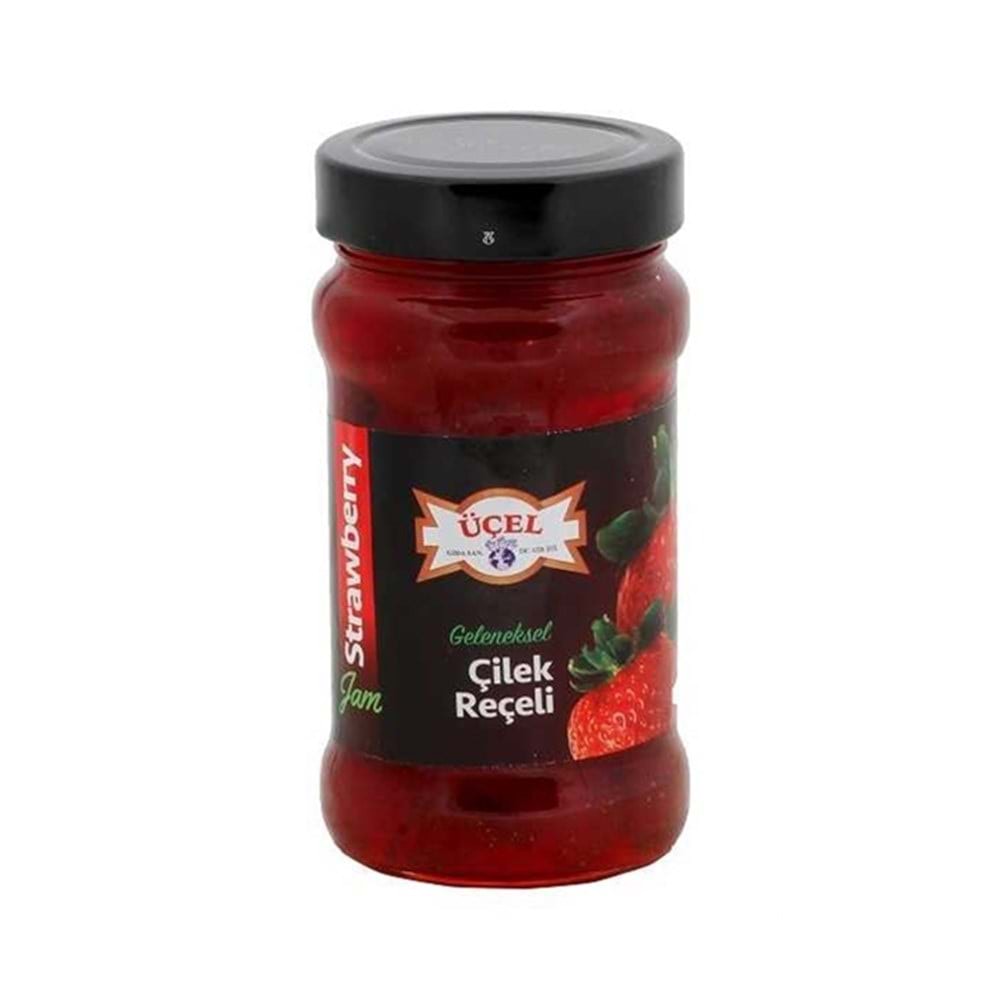Üçel Çilek Reçeli 380 Gr Cam