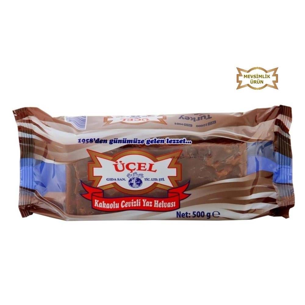 Üçel Helva Yazlık Kakaolu Cevizli 500 Gr