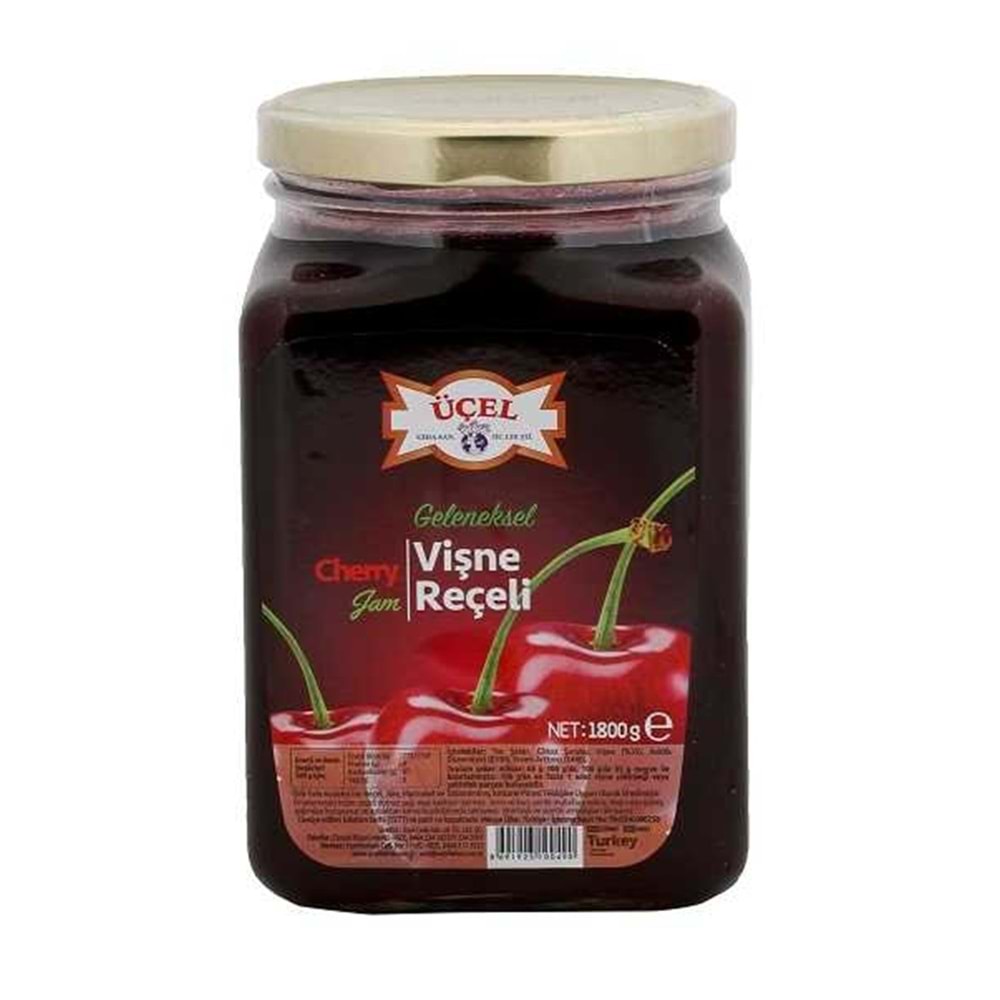 Üçel Vişne Reçeli 1500 Gr Cam