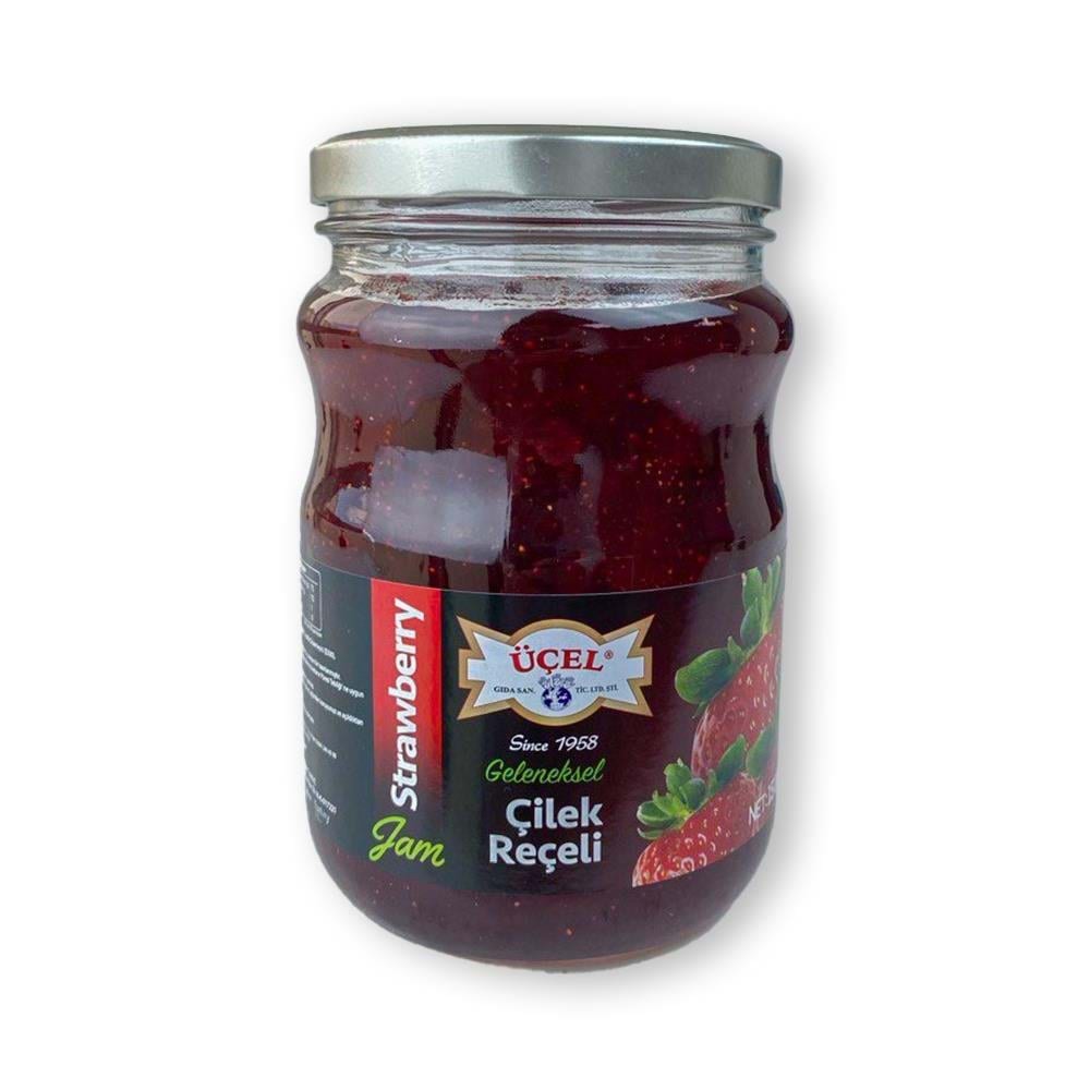 Üçel Çilek Reçeli 1500 Gr Cam