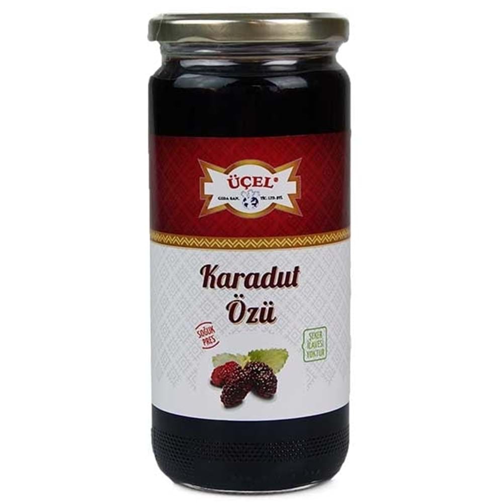 Üçel Pekmez Karadut Özü 640 Gr Cam