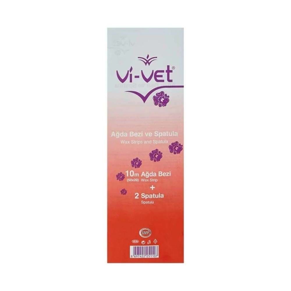 Vi-Vet Ağda Bezi Dilimli Spatula 10 Mt.
