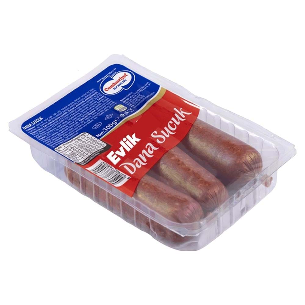 Cumhuriyet Evlik Dana Sucuk 300 Gr