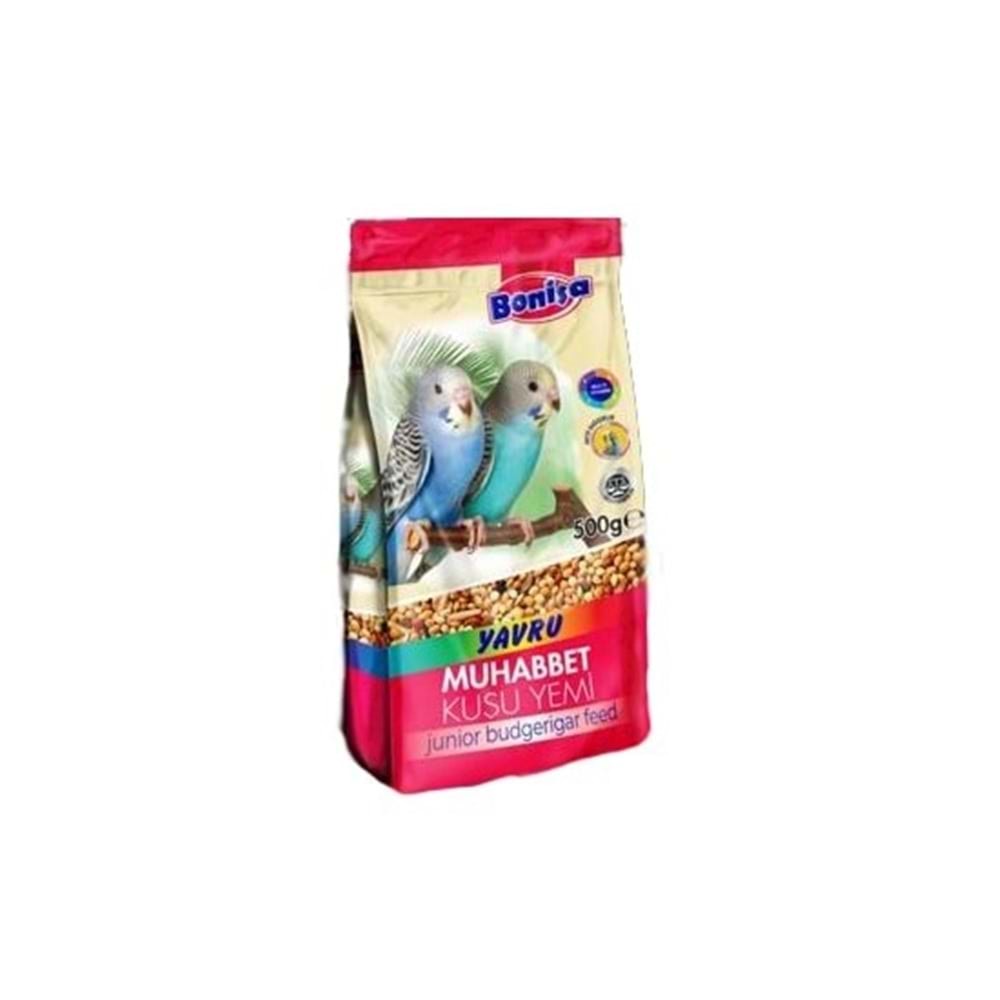 Bonisa Yavru Muhabbet Kuşu Yemi 500 Gr