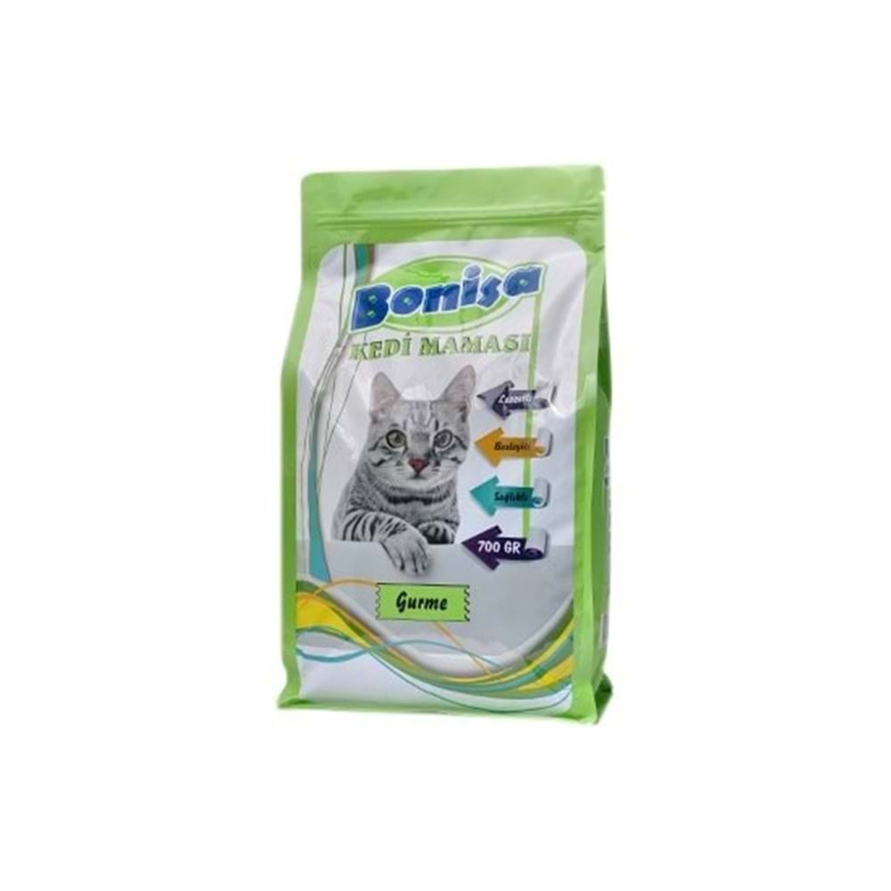 Bonisa Gurme Kedi Yemi 700 Gr