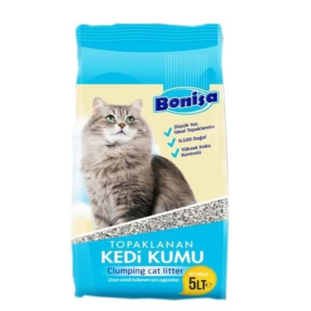 Bonisa Bentonit Kedi Kumu 5 Lt