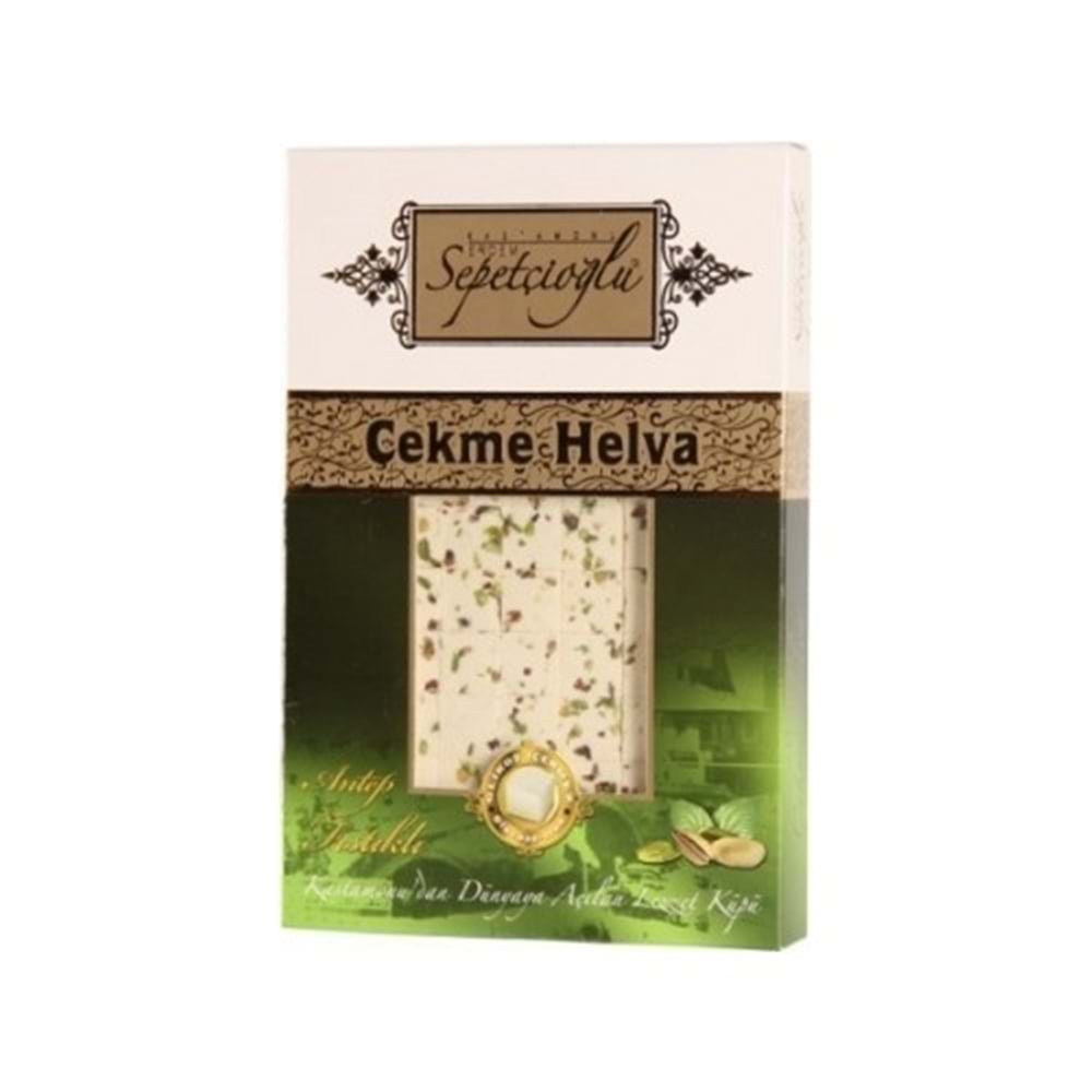 Sepetçioğlu Çekme Helva Antep Fıstıklı 120 Gr