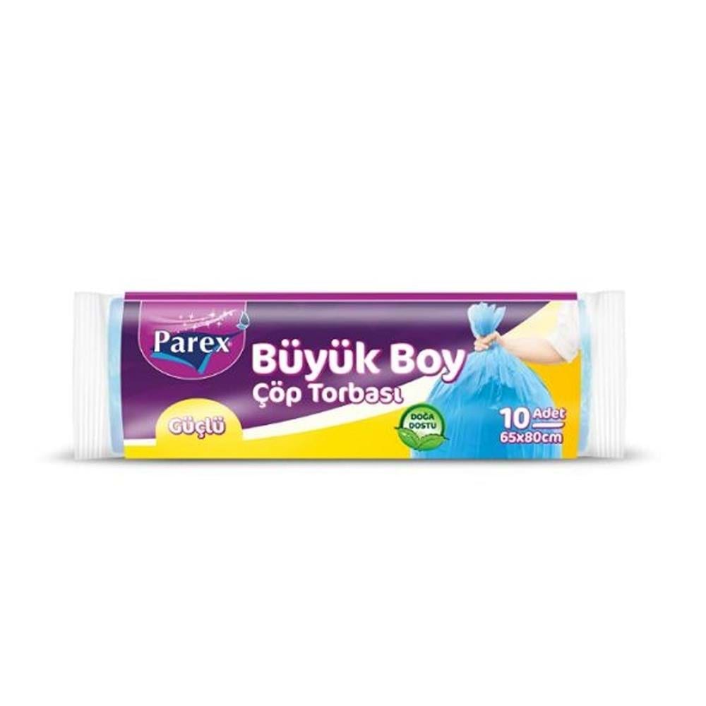 Parex Çöp Torbası Güçlü Büyük 65X80 10 Lu