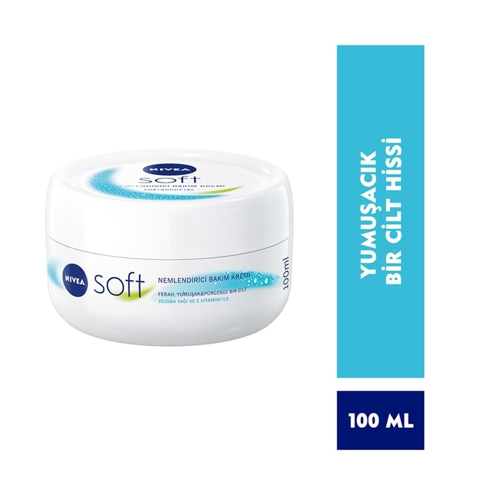 Nivea Soft Nemlendirici Bakım Kremi 100 Ml