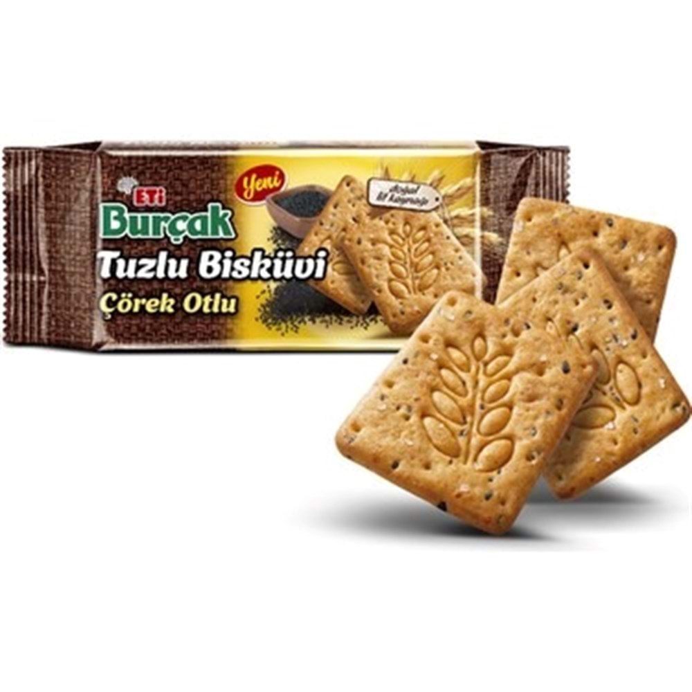 Eti Burçak Tuzlu Çörekotlu Bisküvi 91 Gr